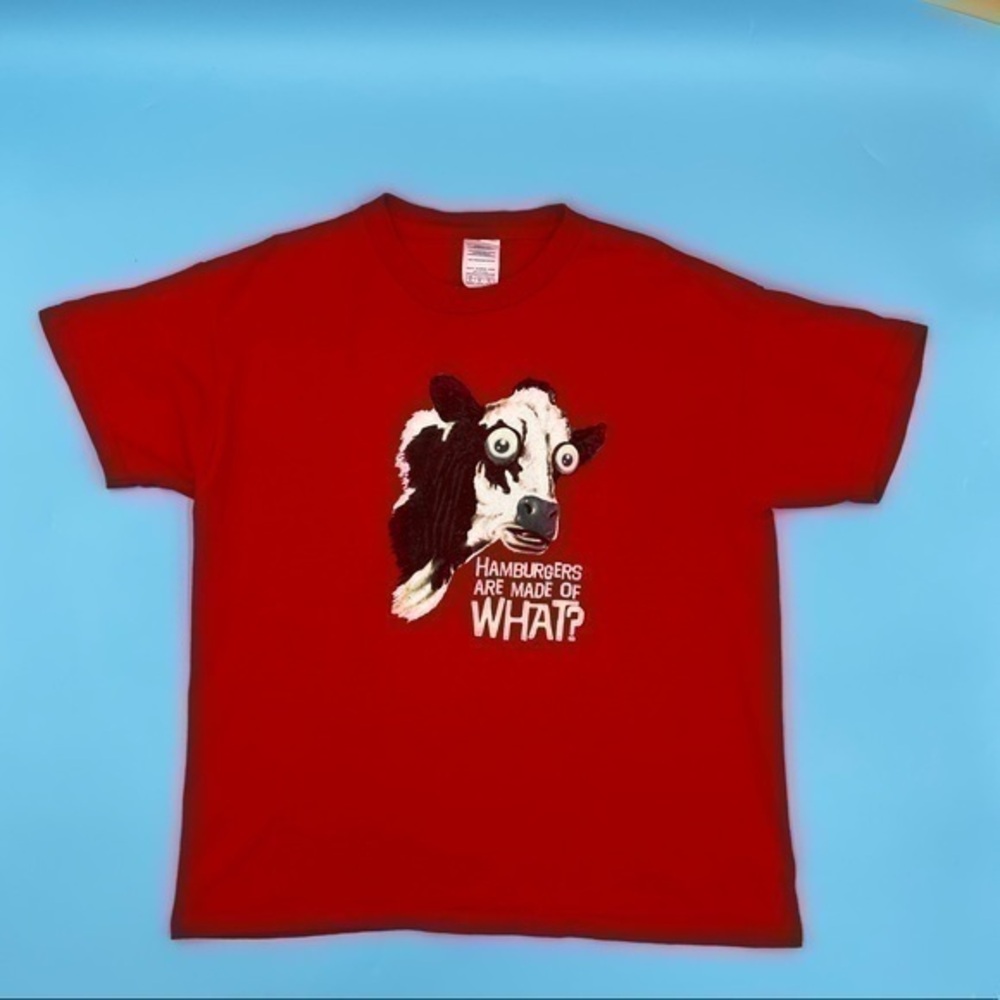 Y2K Cow Eyes Graphic T-shirt